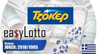 Greece Joker latest results 19 April 2018 [upl. by Ivah]