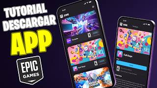 TUTORIAL✅COMO DESCARGAR LA APLICACION💎 DE EPIC GAMES EN ANDROID Y IOS👈 [upl. by Nyvek528]