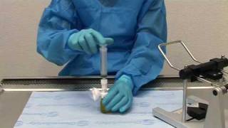 Preparing 1 vial to 1 syringe using the Injector Luer Lock N35 [upl. by Kliman]