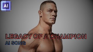 LEGACY OF A CHAMPION  John Cenas Farewell Tribute AI Song [upl. by Nosoj]