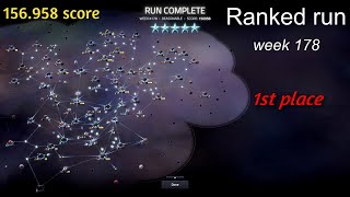 Slipways v 13  Ranked run week 178  156958 score finished 1st [upl. by Nrublim]