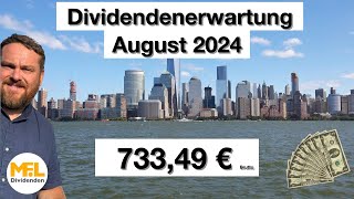 73349 € Bruttodividenden erwarte ich im August Aktiendepot quotNo risk no funquot [upl. by Orvil]