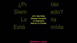 ¿Por Qué Estás Siempre Cansado La Respuesta Está en Tu Comida [upl. by Nahtnamas]