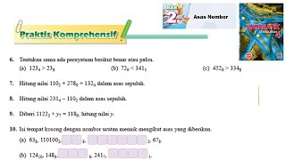 KSSM Matematik Tingkatan 4 Bab 2 praktis komprehensif no6 no10 Asas nombor buku teks form 4 [upl. by Koosis]