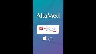 AltaMed  MyChart App Install and Login Instructions iOS [upl. by Macilroy]