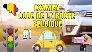 permis de conduire théorique Belgique 2023 ✅ 50 Questions  examen code de la route test 1 [upl. by Halilahk]