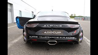 📷 Alpine A110 Cup 🏎 sur le circuit club de Nevers MagnyCours 🏁 [upl. by Eecart]