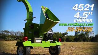 Yardbeast 4521 45quot  624cc Commercial Wood Chipper [upl. by Llennod]