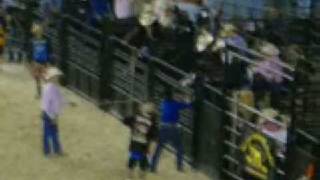 Pa Farm ShowPA High School Rodeo Bull Riding 2009 [upl. by Ssyla101]