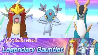 12 Streak Legendary Gauntlet Entei Azelf Cobalion January 2022  Pokémon Masters EX [upl. by Atirres]