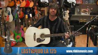 Eastwood LA125 Acoustic Guitar Review by Rikkis Music Shop Edinburgh [upl. by Hawger]