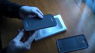 Test Flip Cover officielle Samsung Galaxy Note 2  EFC1J9FSEGSTD  Argent [upl. by Husha]