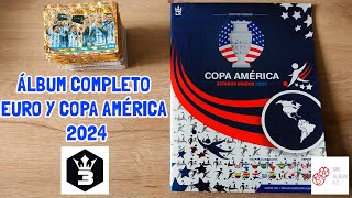 COPA AMÉRICA Y EURO 2024  ÁLBUM COMPLETO 3 REYES [upl. by Atterbury]