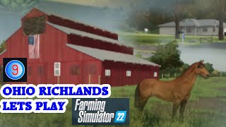 FS22 OHIO RICHLANDS NEW MAP LIVE GAMEPLAY DAIRY FARM [upl. by Carrissa]