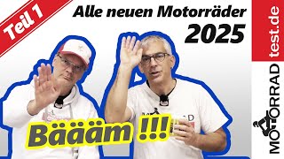 Neue Motorräder 2025  Alle neuen Bikes für 2025  Teil 1 [upl. by Enaujed]