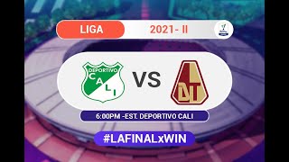 Deportivo Cali vs Deportes Tolima Previa Liga BetPlay Dimayor 2021II  Final Ida [upl. by Narol]