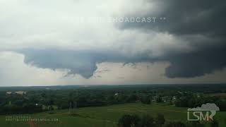 05262024 Eddyville KY  Long Lasting Supercell tornado package with drone and interview [upl. by Schechinger]