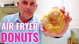 DELICIOUS DOUGHNUTS IN THE AIR FRYER  EASY RECIPE cooking food recipe [upl. by Rochkind]