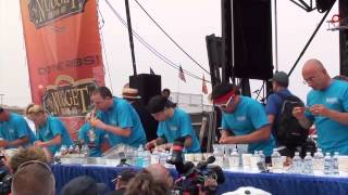 2013 Nugget Rib Cookoff Rib Eating Championship [upl. by Johiah]