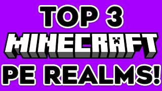 TOP 3 Realms For MCPE 120 REALM CODE  Minecraft Bedrock Edition [upl. by Ronen]