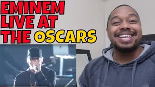 REACTION TO EMINEM PERFORMING quotLOSE YOURSELFquot AT THE OSCARS [upl. by Isawk300]