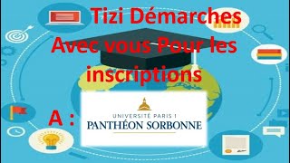 Comment postuler et candidater à Paris 1 Panthéon Sorbonneشرح التسجيل كل المراحل de A à Z [upl. by Ronnoc]