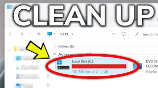 How to Clean Up Disk Space in Windows 11 [upl. by Koenig]