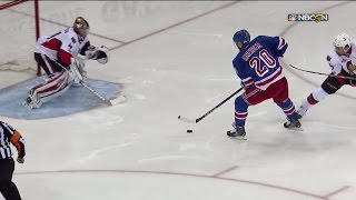 Chris Kreider Breakaway Goal  Game 6 NYROTT 2017 Playoffs [upl. by Arlina]