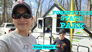 Trout Opener FORESTVILLE State Park Root River TROUT FISHING [upl. by Wickner]