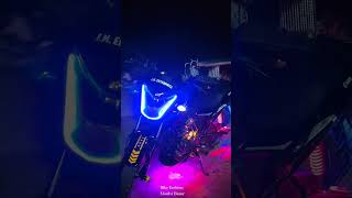 Full modified on Hero ignitor 125 lighting and black wrapping stickers 🥵foryou fyp viralvideo [upl. by Awuhsoj711]