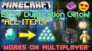 MINECRAFT BEST REALM DUPLICATION GLITCH 121 BEDROCK Playstation Xbox Switch MCPE PC [upl. by Jessica]