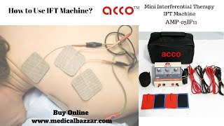 acco Mini Interferential Therapy Machine IFT Machine  Physiotherapy Machine  MedicalBazzar [upl. by Okika]