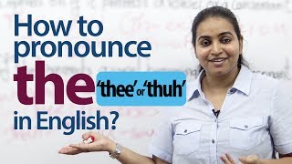 How to Pronounce quotthequot in English  English Pronunciation amp Grammar lesson [upl. by Auqcinahs]