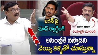 Vishnu Kumar Raju Mass Ragging on YS Jagan  AP Assembly Live  Deputy Speaker Raghu Rama Raju [upl. by Haleemaj]