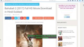 How to download the film quotBAHUBALI 2quot from UTorrent [upl. by Coffee458]