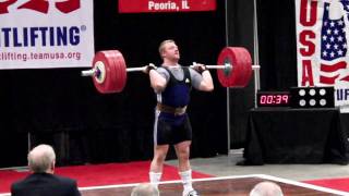 105kg Medal Lifts  2010 USAW National Championships [upl. by Nathan]