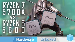 Ryzen 7 5700X vs Ryzen 5 5600 8Cores vs 6Cores For Gaming [upl. by Naves]