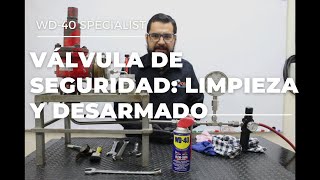 WD40 Specialist Válvula de Seguridad Limpieza y Desarmado [upl. by Shields]