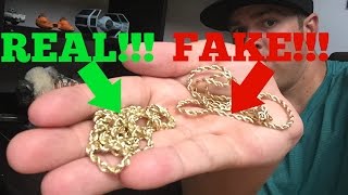 How to spot FAKE GOLD [upl. by Anytsirk]