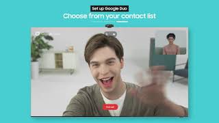 How to use video call with Google Duo on Neo QLED  Samsung [upl. by Decker]