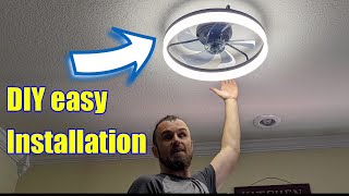 Product Easy installation and review LCYFBE 20quot Modern Ceiling Fan with Light founditonamazon [upl. by Ajit]