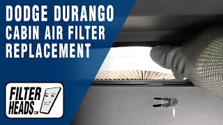 How to Replace Cabin Air Filter 2023 Dodge Durango  AQ1189 [upl. by Yramliw]