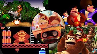 The Evolution Of All Donkey Kong Games From 19812020 [upl. by Limber417]