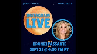 Brandi Passante  The Capables Instagram Live [upl. by Fishbein391]