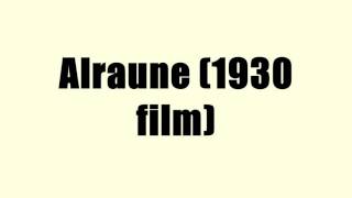 Alraune 1930 film [upl. by Adiarf]