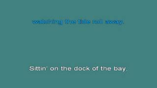 Otis Redding Dock Of The Bay Karaoke [upl. by Asiluj]