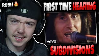 HIP HOP FANS FIRST TIME HEARING Rush  Subdivisions  GENUINE REACTION [upl. by Ennirak]