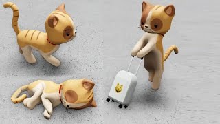 Cute Cats Working At Airport  Roblox Obby [upl. by Azerila170]