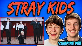 Stray Kids  Thunderous Dance Practice Vampire Ver REACTION [upl. by Elimaj]