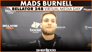 Mads Burnell  Bellator 248 Virtual Media Day interview [upl. by Ihtraa392]